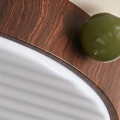Plafonnier LED en fer acrylique géométrique cercle minimaliste moderne pour chambre 