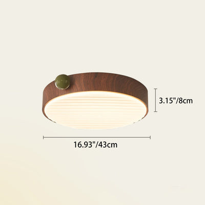 Plafonnier LED en fer acrylique géométrique cercle minimaliste moderne pour chambre 
