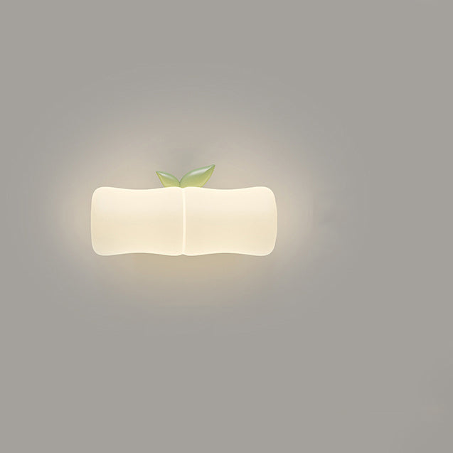 Applique murale LED contemporaine créative en bambou pour koala pour salon 