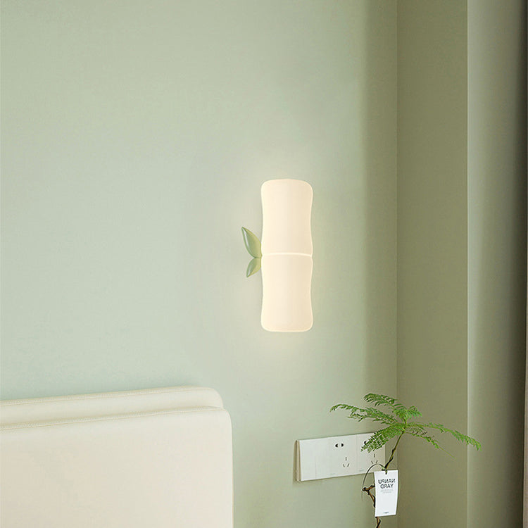Applique murale LED contemporaine créative en bambou pour koala pour salon 