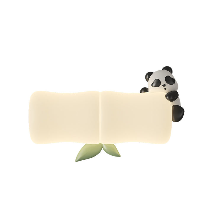 Applique murale LED contemporaine créative en bambou pour koala pour salon 