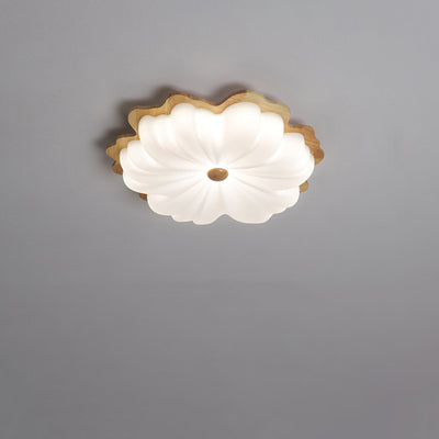 Plafonnier LED en fer acrylique géométrique cercle minimaliste moderne pour chambre 