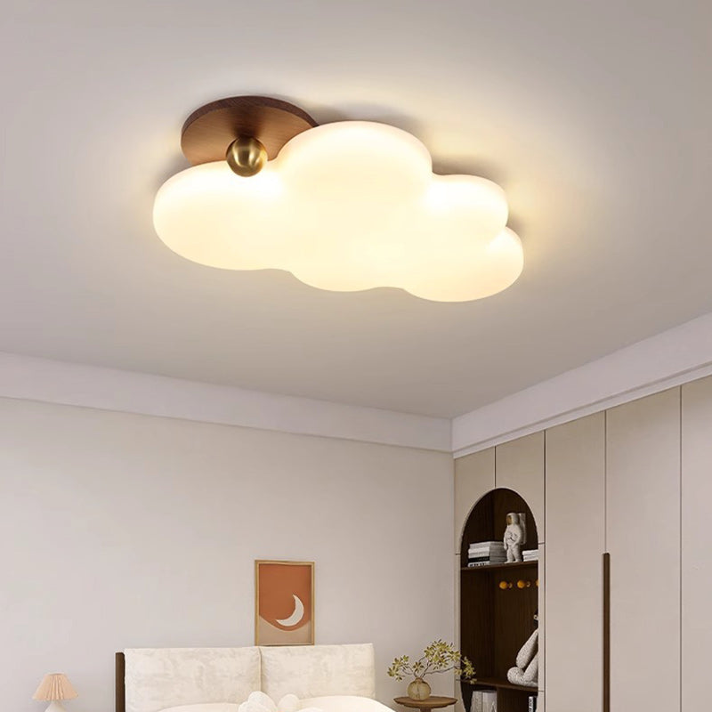 Plafonnier LED en fer acrylique géométrique cercle minimaliste moderne pour chambre 