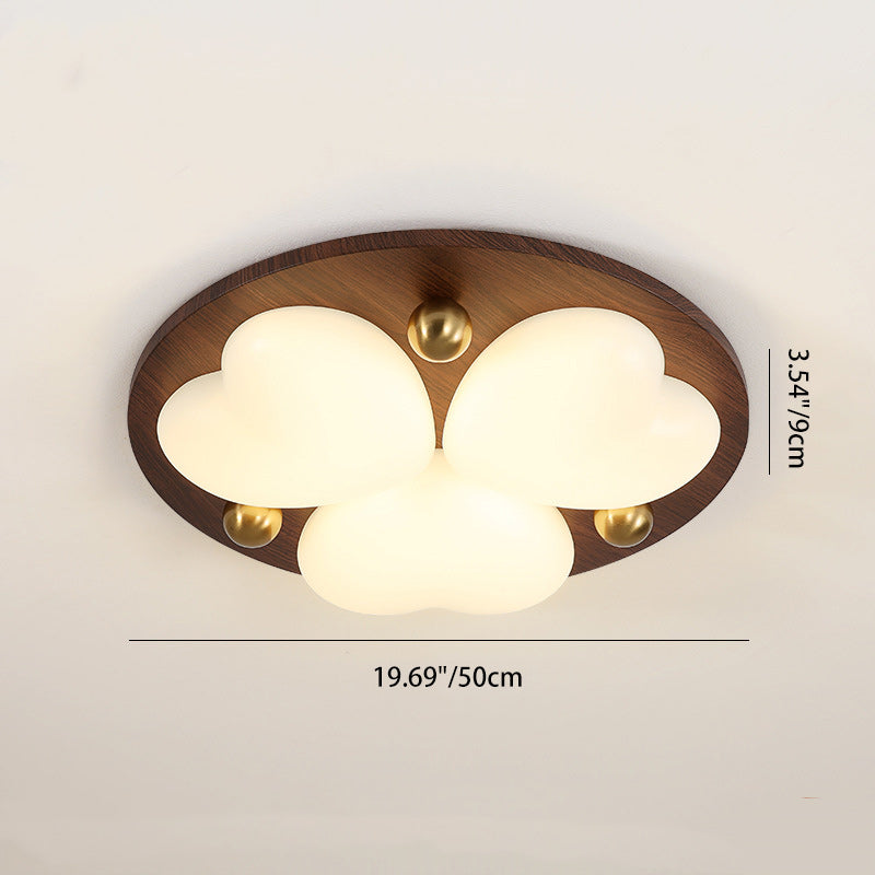 Plafonnier LED en fer acrylique géométrique cercle minimaliste moderne pour chambre 