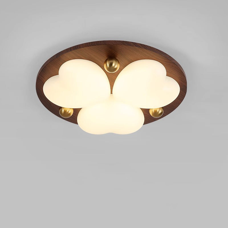 Plafonnier LED en fer acrylique géométrique cercle minimaliste moderne pour chambre 