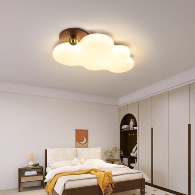 Plafonnier LED en fer acrylique géométrique cercle minimaliste moderne pour chambre 