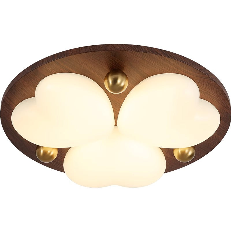 Plafonnier LED en fer acrylique géométrique cercle minimaliste moderne pour chambre 