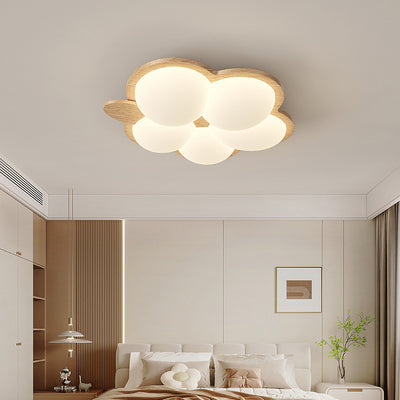 Plafonnier LED en fer acrylique géométrique cercle minimaliste moderne pour chambre 