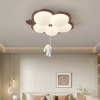 Plafonnier LED en fer acrylique géométrique cercle minimaliste moderne pour chambre 