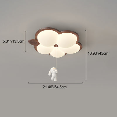Plafonnier LED en fer acrylique géométrique cercle minimaliste moderne pour chambre 