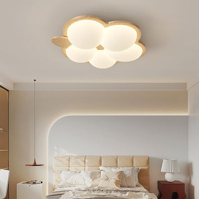 Plafonnier LED en fer acrylique géométrique cercle minimaliste moderne pour chambre 