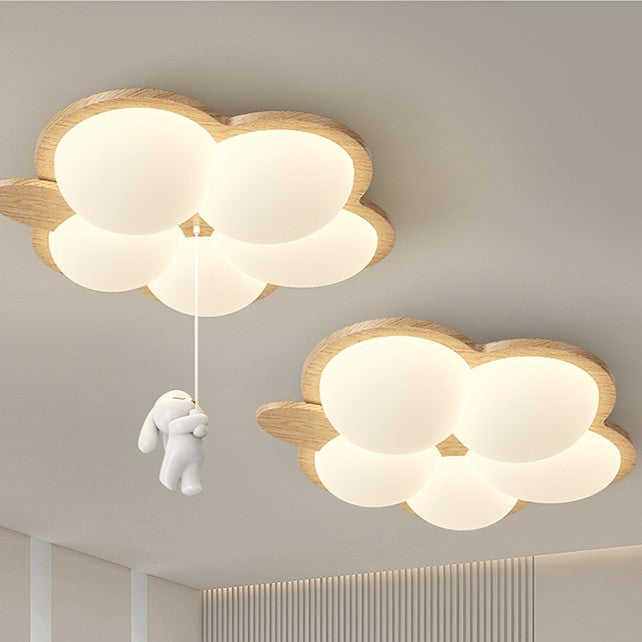 Plafonnier LED en fer acrylique géométrique cercle minimaliste moderne pour chambre 