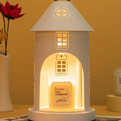 Lampe de table en cire fondue à 1 lumière en fer de modernité simplicité pour la chambre 