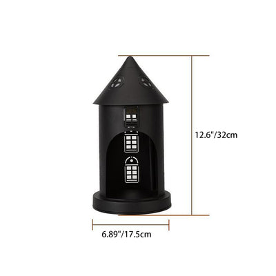 Lampe de table en cire fondue à 1 lumière en fer de modernité simplicité pour la chambre 