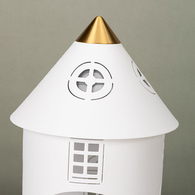 Lampe de table en cire fondue à 1 lumière en fer de modernité simplicité pour la chambre 