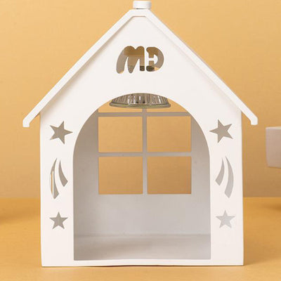 Lampe de table en fer avec découpe moderne Simplicity 1 lumière effet cire fondue pour chambre 