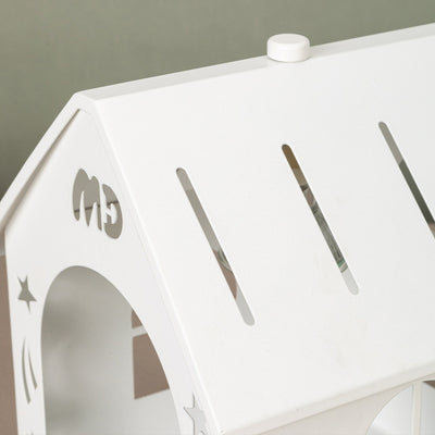Lampe de table en fer avec découpe moderne Simplicity 1 lumière effet cire fondue pour chambre 