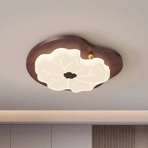 Plafonnier LED en fer acrylique géométrique cercle minimaliste moderne pour chambre 