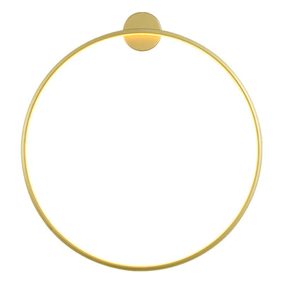 Moderne minimalistische Aluminium-Acryl-Kreisring-LED-Wandleuchte für das Wohnzimmer 