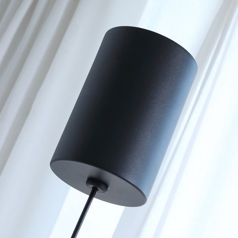 Contemporary Nordic Iron Acrylic Lava Round 1-Light Pendant Light For Bedroom