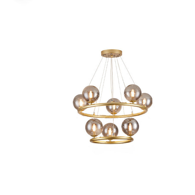 Lámpara de araña contemporánea de simplicidad con marco de hierro y cilindro de madera de caucho de 3 luces para sala de estar 