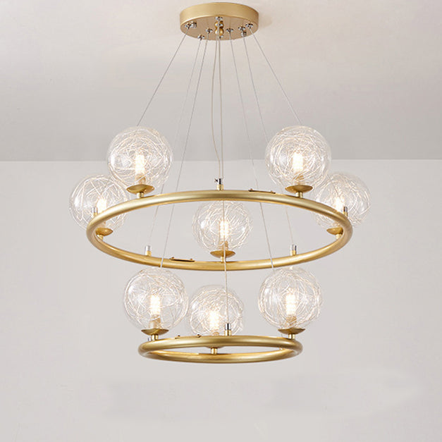 Lámpara de araña contemporánea de simplicidad con marco de hierro y cilindro de madera de caucho de 3 luces para sala de estar 