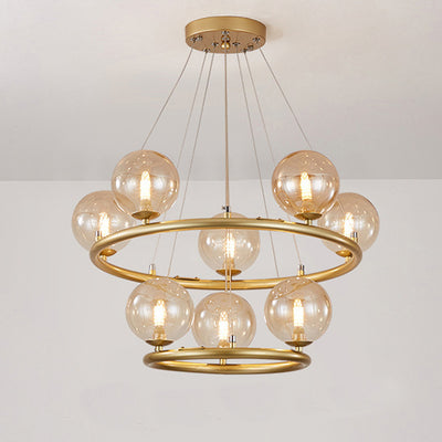 Lámpara de araña contemporánea de simplicidad con marco de hierro y cilindro de madera de caucho de 3 luces para sala de estar 