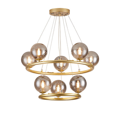 Lámpara de araña contemporánea de simplicidad con marco de hierro y cilindro de madera de caucho de 3 luces para sala de estar 