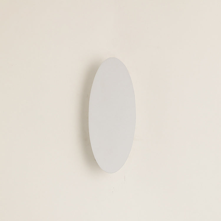 Lampe murale LED étanche elliptique en aluminium minimaliste moderne pour patio extérieur 