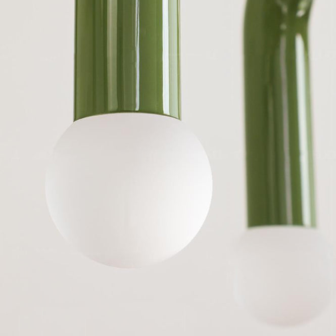 Contemporary Scandinavian U-Shaped Hardware Acrylic LED Island Light Chandelier For Living Room