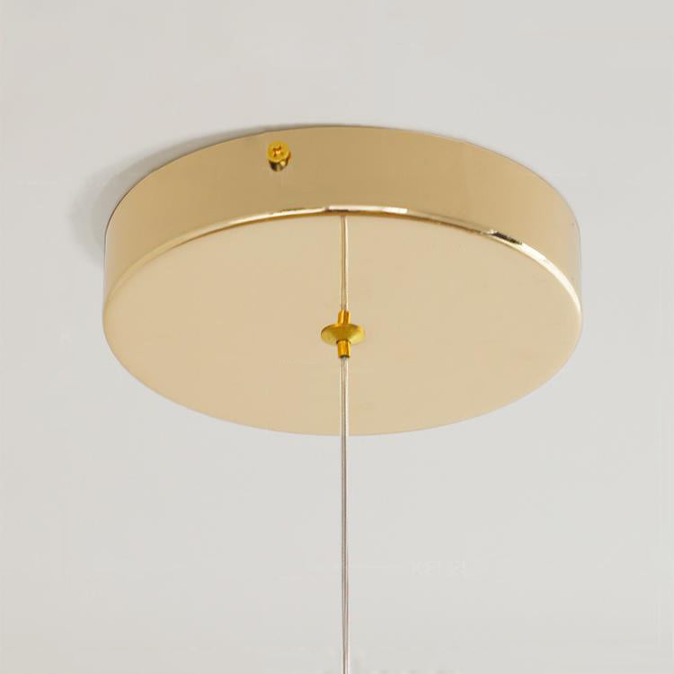 Contemporary Scandinavian U-Shaped Hardware Acrylic LED Island Light Chandelier For Living Room