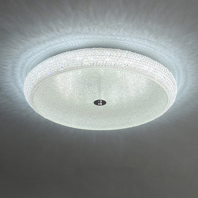 Plafonnier LED en fer acrylique géométrique cercle minimaliste moderne pour chambre 