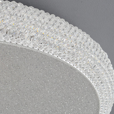 Plafonnier LED en fer acrylique géométrique cercle minimaliste moderne pour chambre 