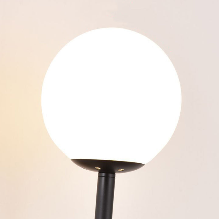 Traditionelle französische Glaskugel Schirm Hardware 1-Licht Wandleuchte für Wohnzimmer 