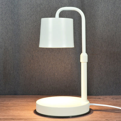 Moderne Einfachheit Eisen Glas Zylinderschirm 1-Licht Schmelzendes Wachs Tischlampe für Schlafzimmer 