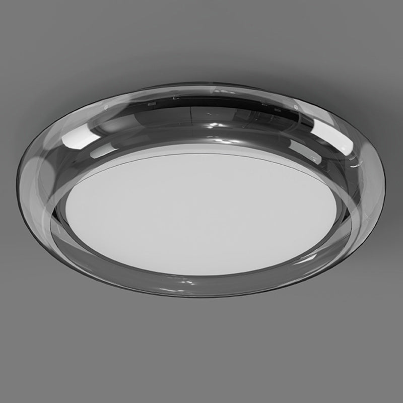 Moderne minimalistische Hardware Acryl Geometrie Kreis LED Deckenleuchte für Wohnzimmer 