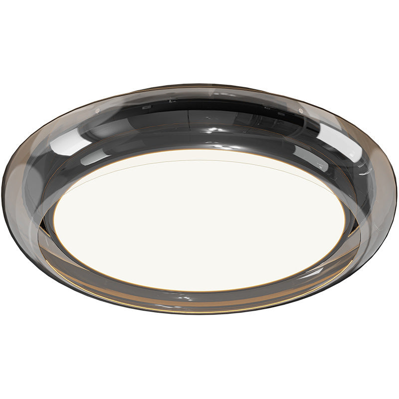 Moderne minimalistische Hardware Acryl Geometrie Kreis LED Deckenleuchte für Wohnzimmer 