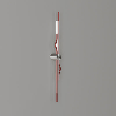 Modern Minimalist Corrugated Acrylic Iron LED Wall Sconce Lamp For Living Room