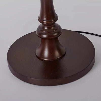 Traditionelle japanische Zylinder-Stehlampe mit Rattan-Flechtwerk und einem Licht für das Wohnzimmer 