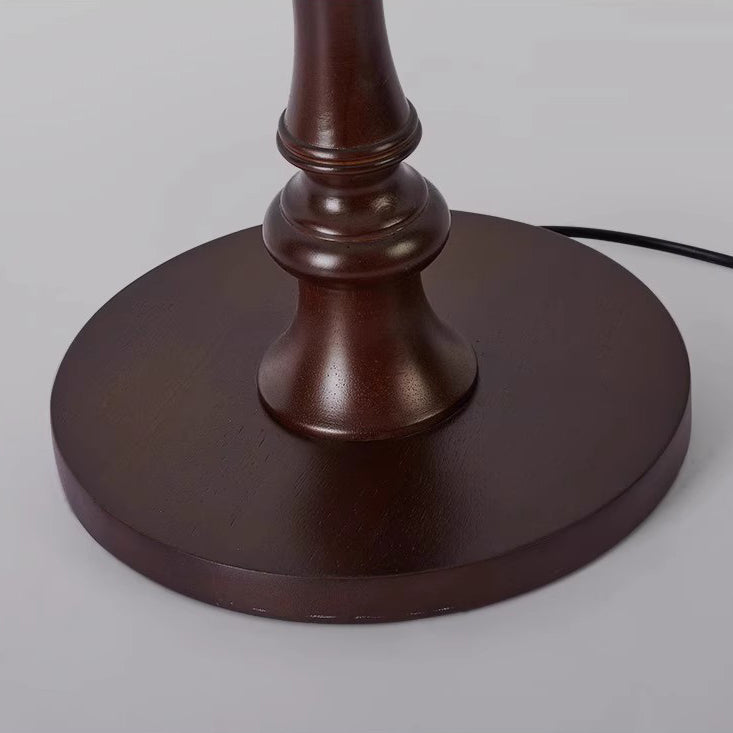 Traditionelle japanische Zylinder-Stehlampe mit Rattan-Flechtwerk und einem Licht für das Wohnzimmer 