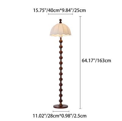 Traditionelle japanische Zylinder-Stehlampe mit Rattan-Flechtwerk und einem Licht für das Wohnzimmer 