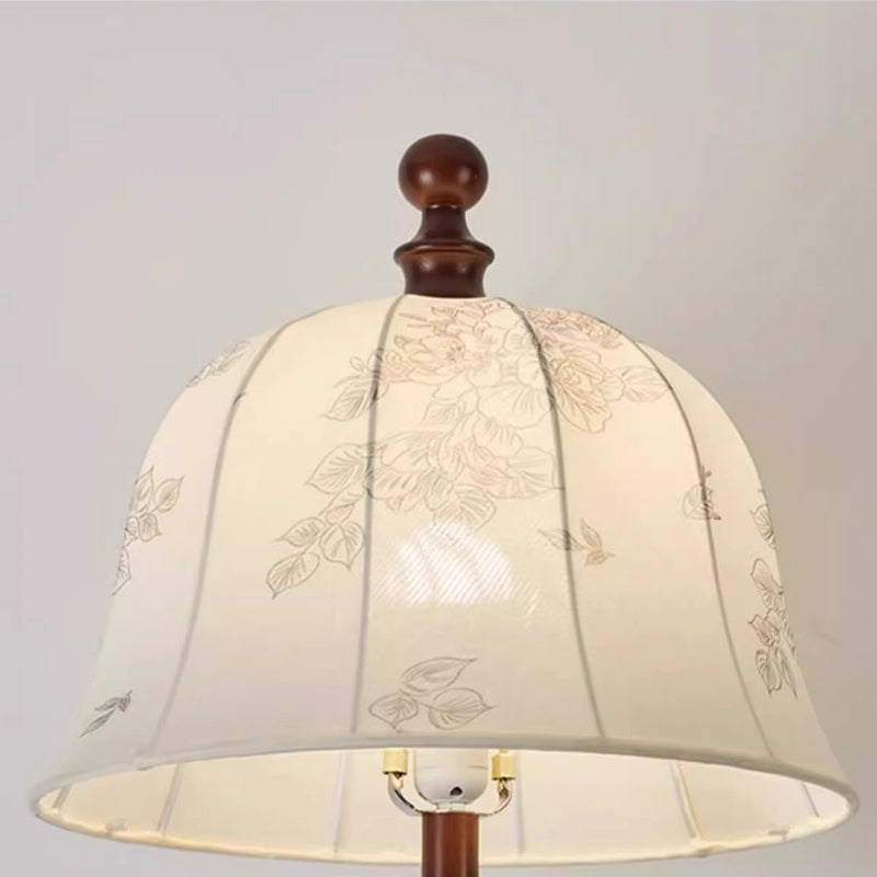 Traditionelle japanische Zylinder-Stehlampe mit Rattan-Flechtwerk und einem Licht für das Wohnzimmer 
