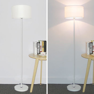 Lampadaire contemporain nordique coloré en forme de pain de sucre rond en fer et verre avec 1 lumière pour salon 