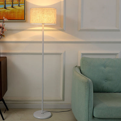 Lampadaire contemporain nordique coloré en forme de pain de sucre rond en fer et verre avec 1 lumière pour salon 