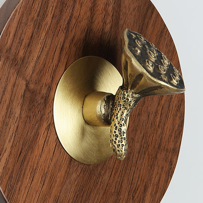Traditional Chinese Rectangular Walnut Wood Acrylic Shade LED Wall Sconce Lamp For Living Room