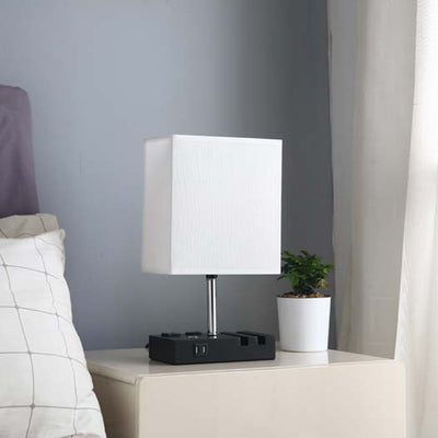 Lampe de table LED en forme de champignon rechargeable USB créative contemporaine pour chambre à coucher 