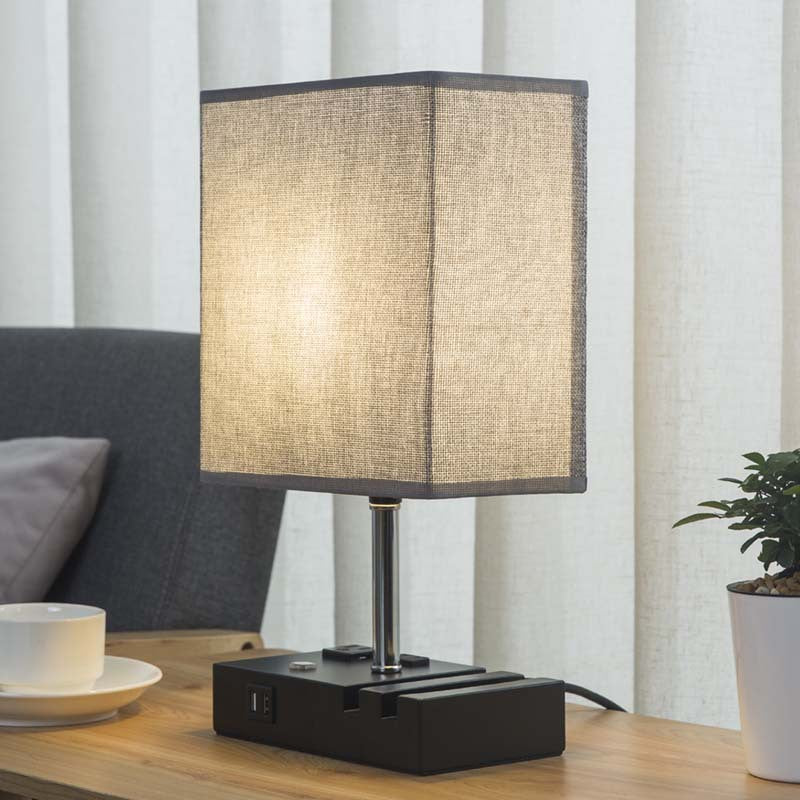 Lampe de table LED en forme de champignon rechargeable USB créative contemporaine pour chambre à coucher 
