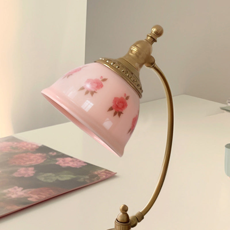 Zeitgenössische kreative USB-wiederaufladbare Pilz-Bogen-Stein-LED-Tischlampe für das Schlafzimmer 