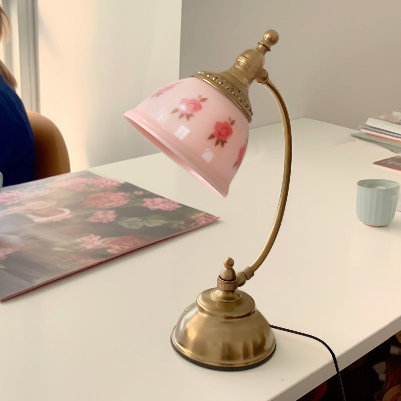Zeitgenössische kreative USB-wiederaufladbare Pilz-Bogen-Stein-LED-Tischlampe für das Schlafzimmer 