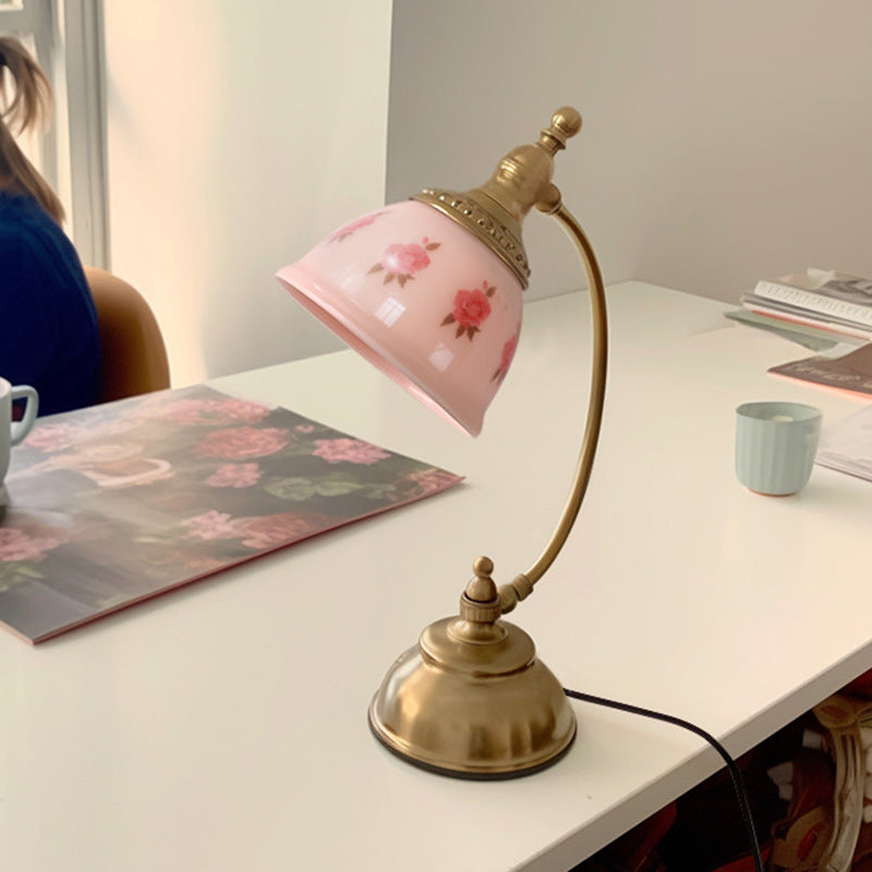 Zeitgenössische kreative USB-wiederaufladbare Pilz-Bogen-Stein-LED-Tischlampe für das Schlafzimmer 